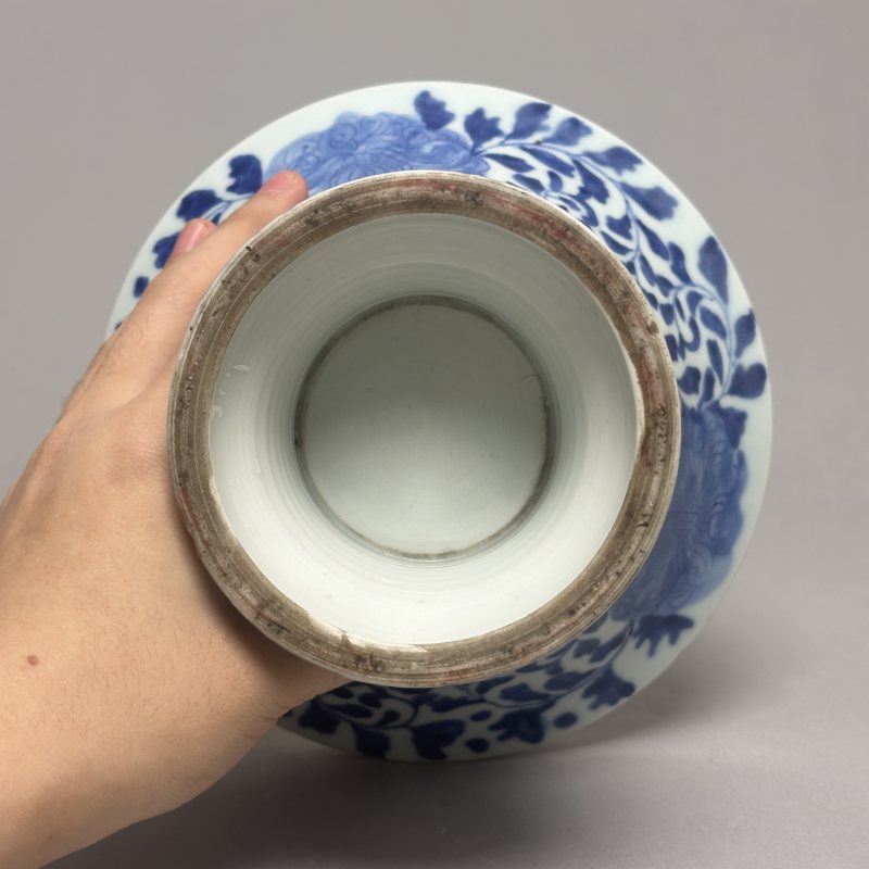 清中期 青花鱼藻纹贡碗 - 图5