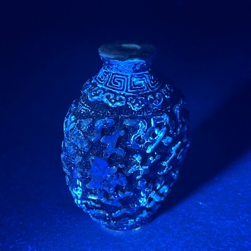 清中期 青金石釉鼻烟壶 - 图8