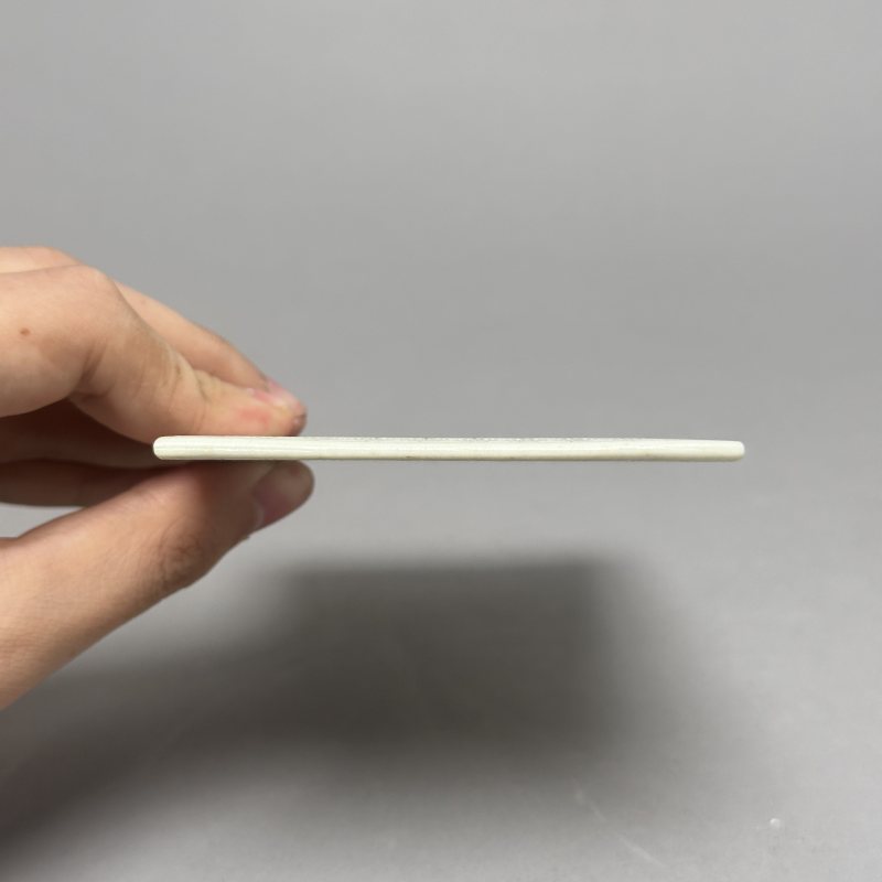 清晚期 白釉花鸟纹瓷板 - 图4