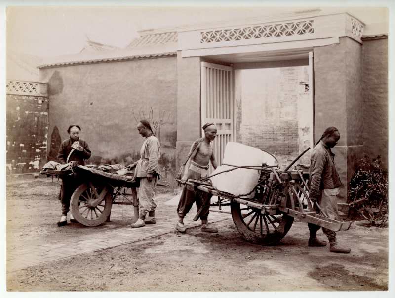 1900年代 山本赞七郎 独轮车 - 图2