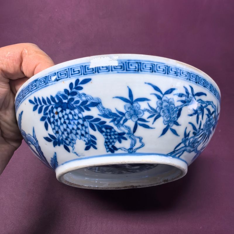 清晚期 青花龙纹捧盒 - 图10