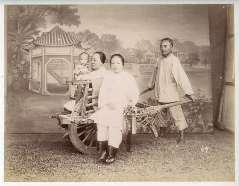 1880年代 洛伦佐·费斯勒 载客独轮车 - 图2