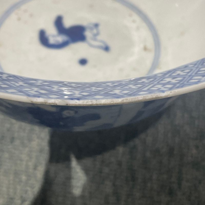 清康熙 青花西厢记图碗 - 图15