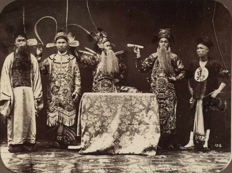 1870年代 戏曲演员