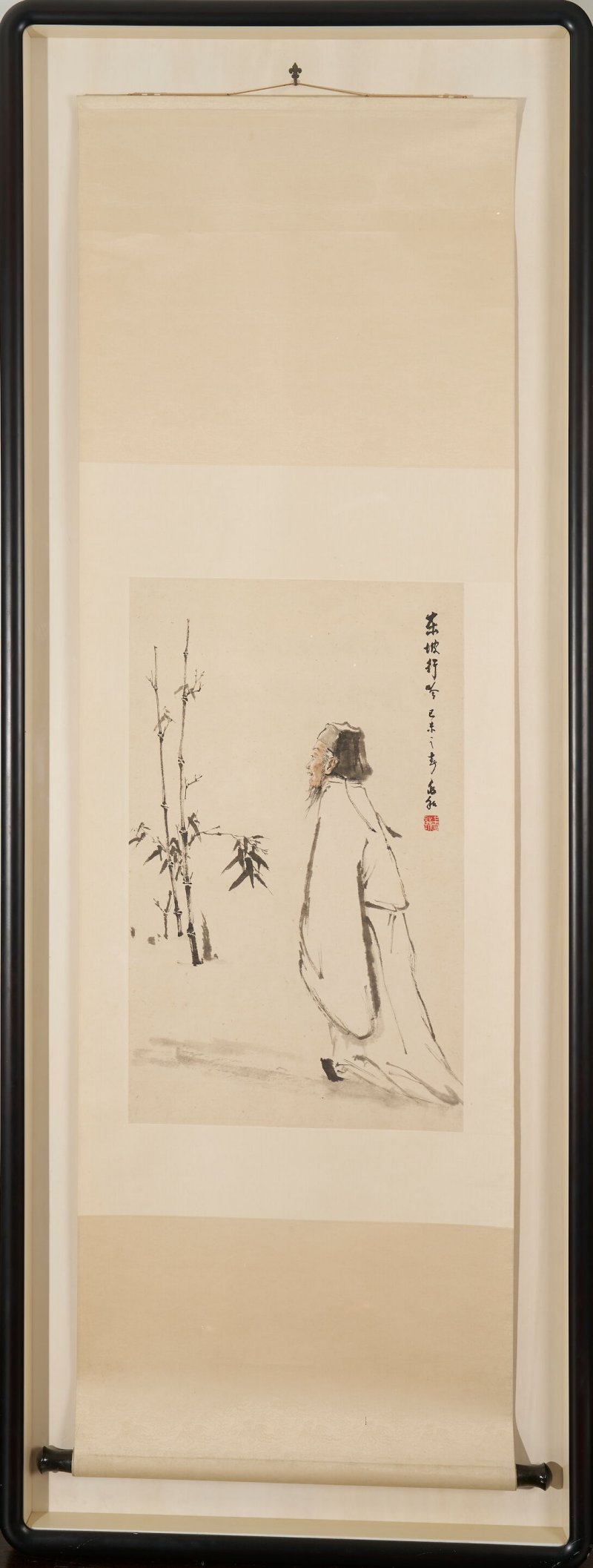 蔣兆和 東坡行吟 設色紙本 立軸 | JIANG ZHAOHE (1904-1986)