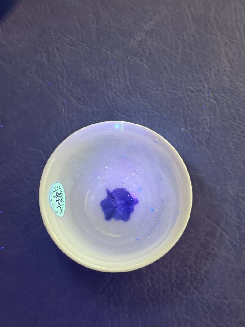 清中期 青花花卉纹杯一组6件 - 图9