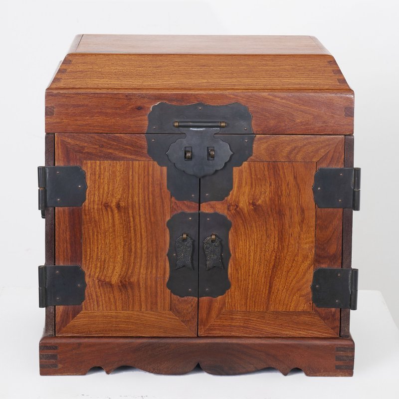 二十世紀中葉 黃花梨官皮箱 | A HUANGHUALI DESKTOP CHEST, GUANPIXIANG - 图3