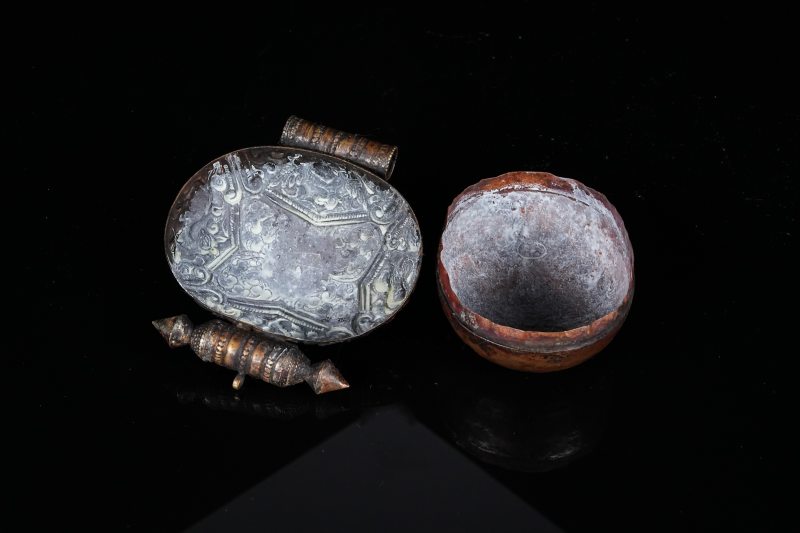 清 铜嘎乌盒 - 图4