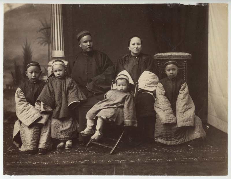 1880年代 家庭合影 - 图2