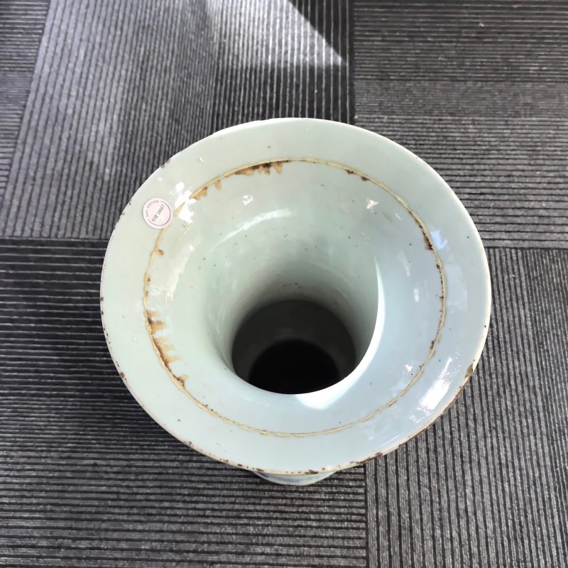 清中期 青花夔龙纹花觚 - 图6