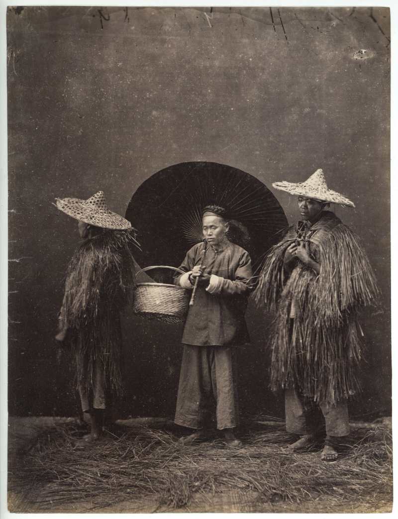 1870年代 威廉·桑德斯 雨中的苦力 - 图2