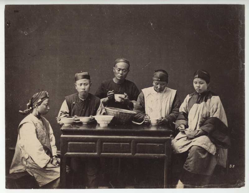 1880年代 威廉·桑德斯 家庭用餐 - 图2