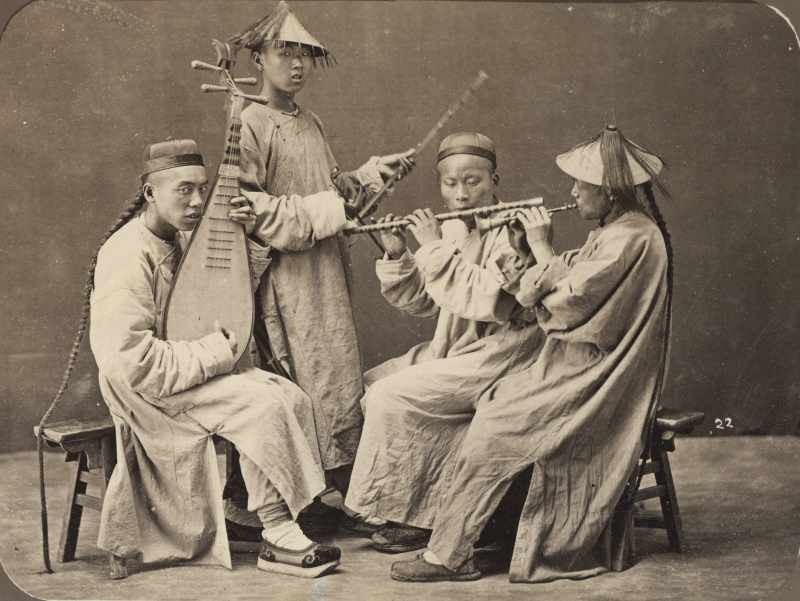 1880年代 威廉·桑德斯 民乐乐师 - 图1