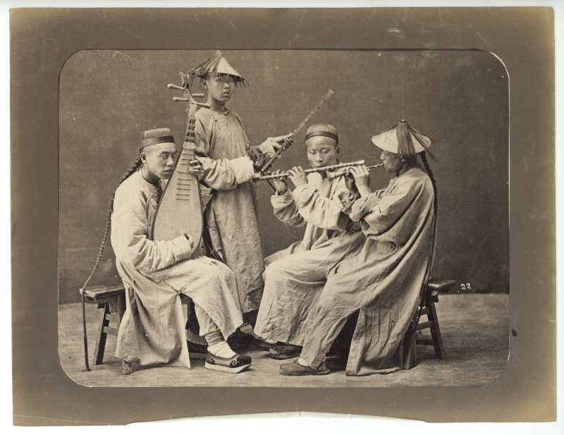1880年代 威廉·桑德斯 民乐乐师 - 图2