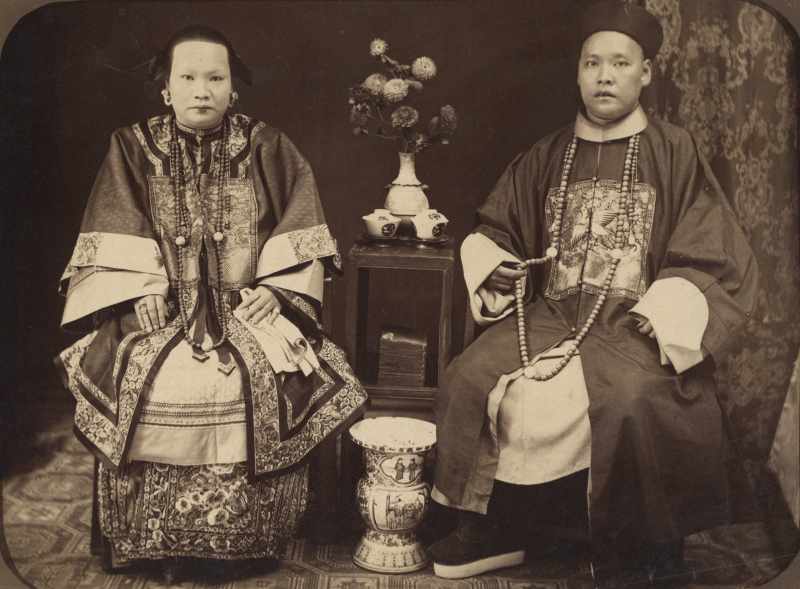 1880年代 官员夫妻合影