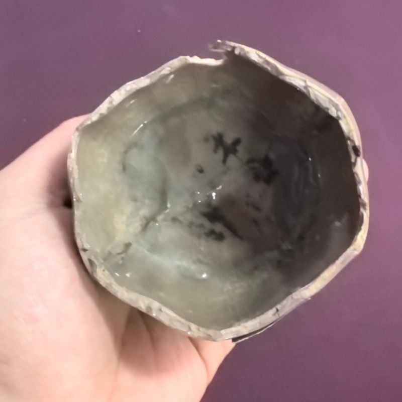 明 龙泉仿哥釉六角杯 - 图6