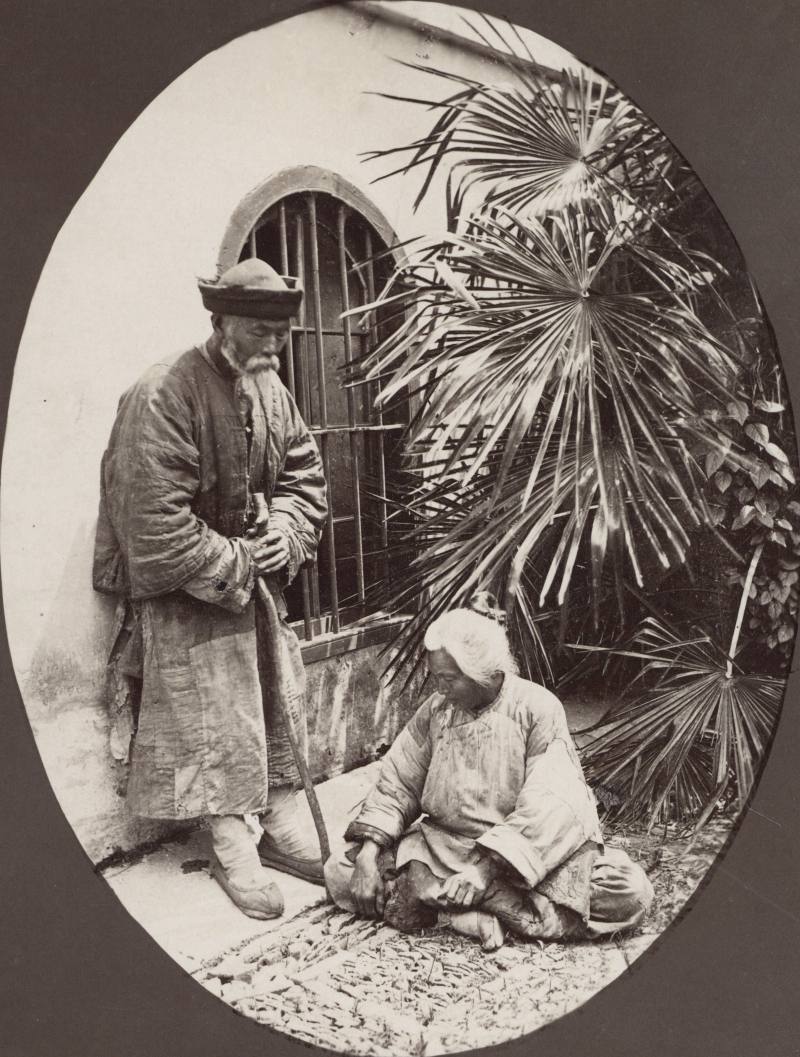 1890年代 威廉·桑德斯 老翁与老妪 - 图1
