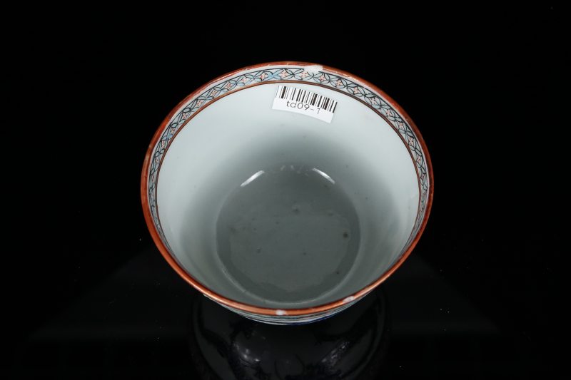 清 粉彩龙纹杯碟一套 - 图3