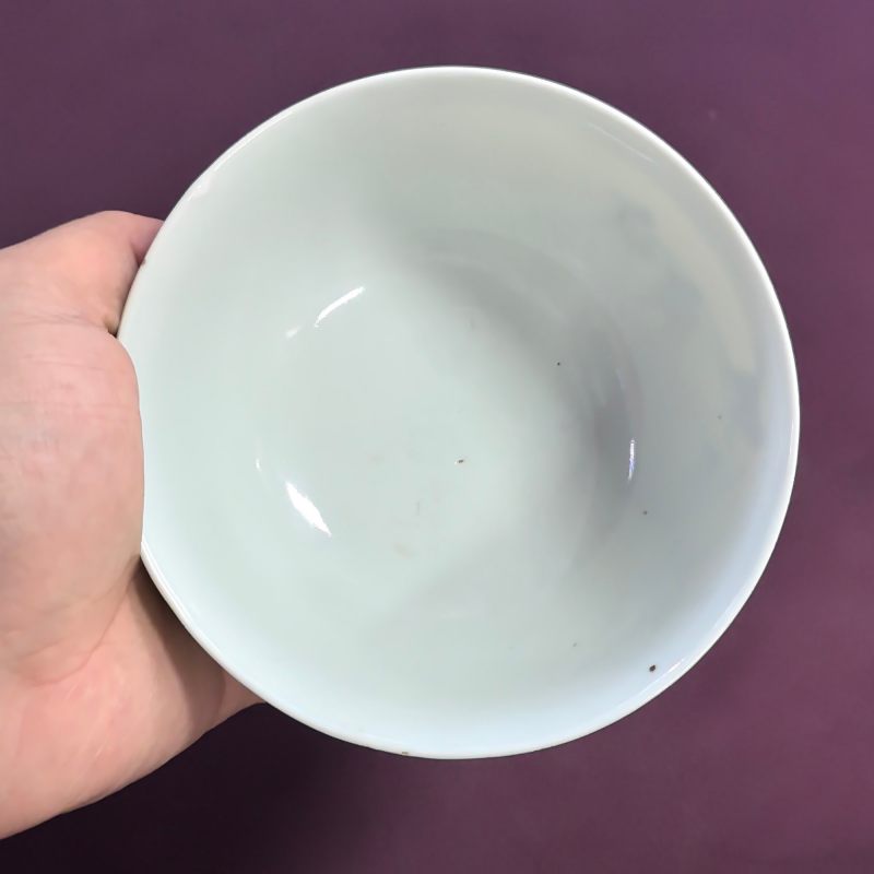 民国 青花花卉纹小碗 - 图5