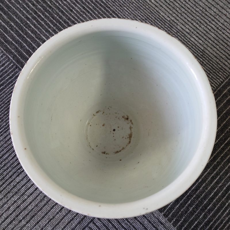 清康熙 青花鹤鹿同春卷缸 - 图18