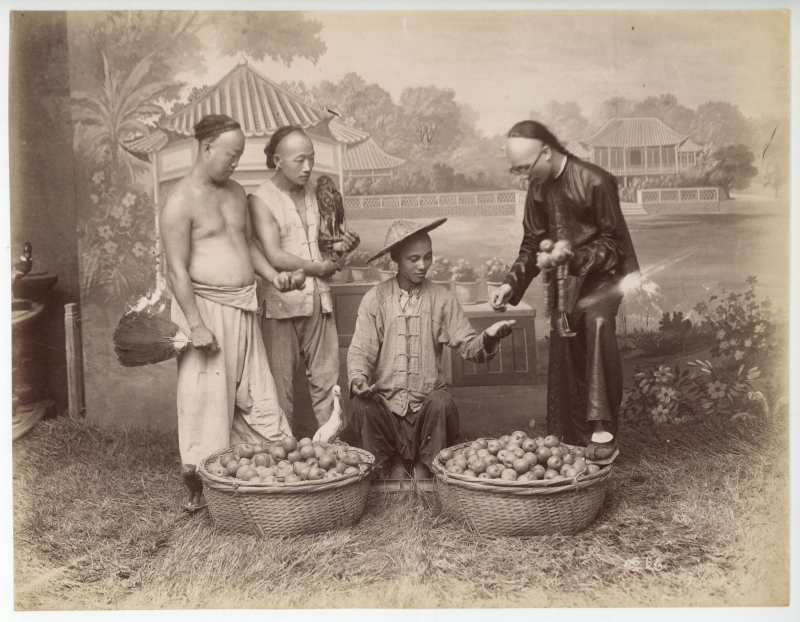 1880年代 洛伦佐·费斯勒 水果贩 - 图2