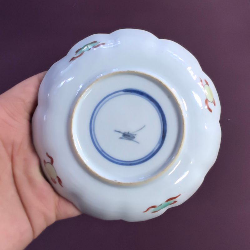 清康熙 五彩博古纹杯碟 - 图10