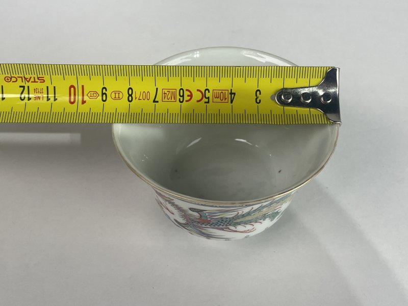 民国 粉彩龙凤纹杯 - 图7