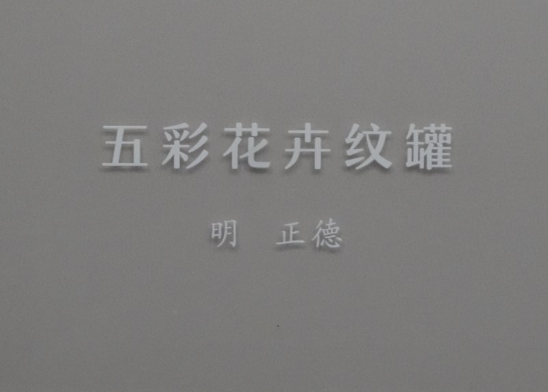 明正德 五彩花卉纹罐 - 图6