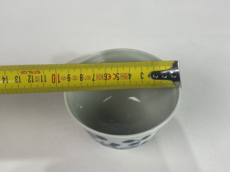 清中期 青花花卉纹杯 - 图7