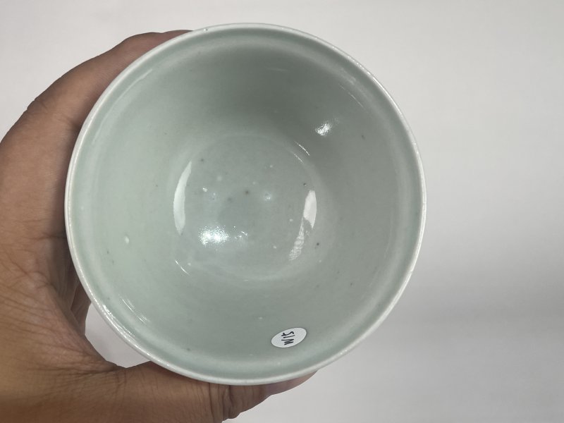 清中期 青花花卉纹杯 - 图5