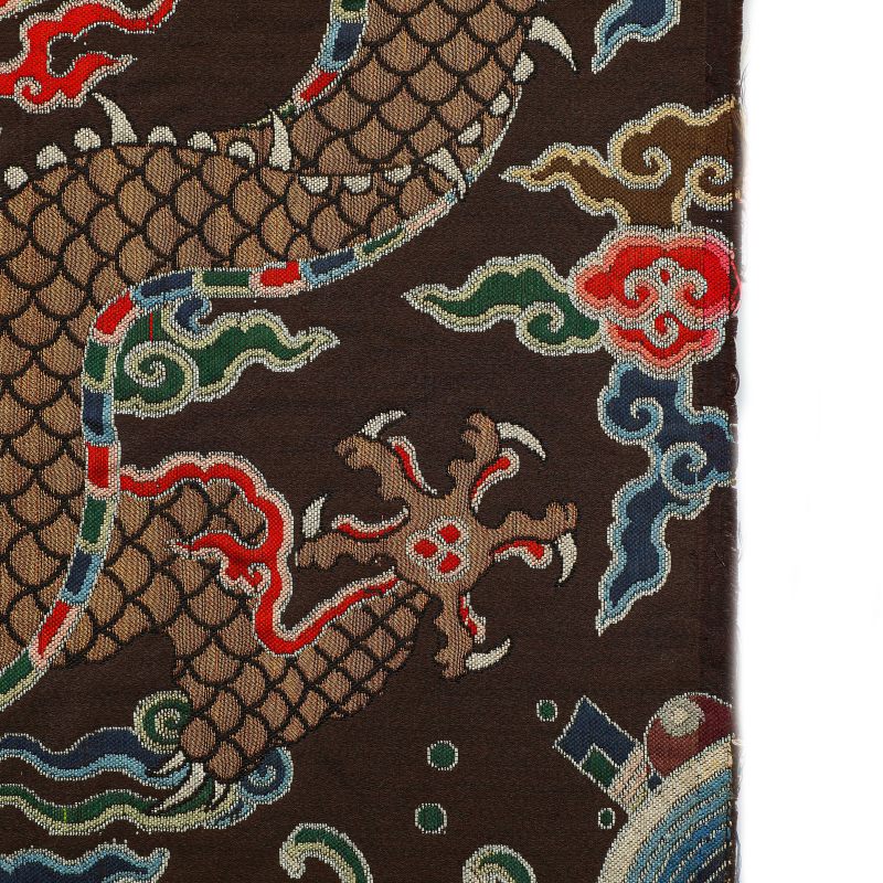 清 沉香色妆花朝服饰片 - 图4