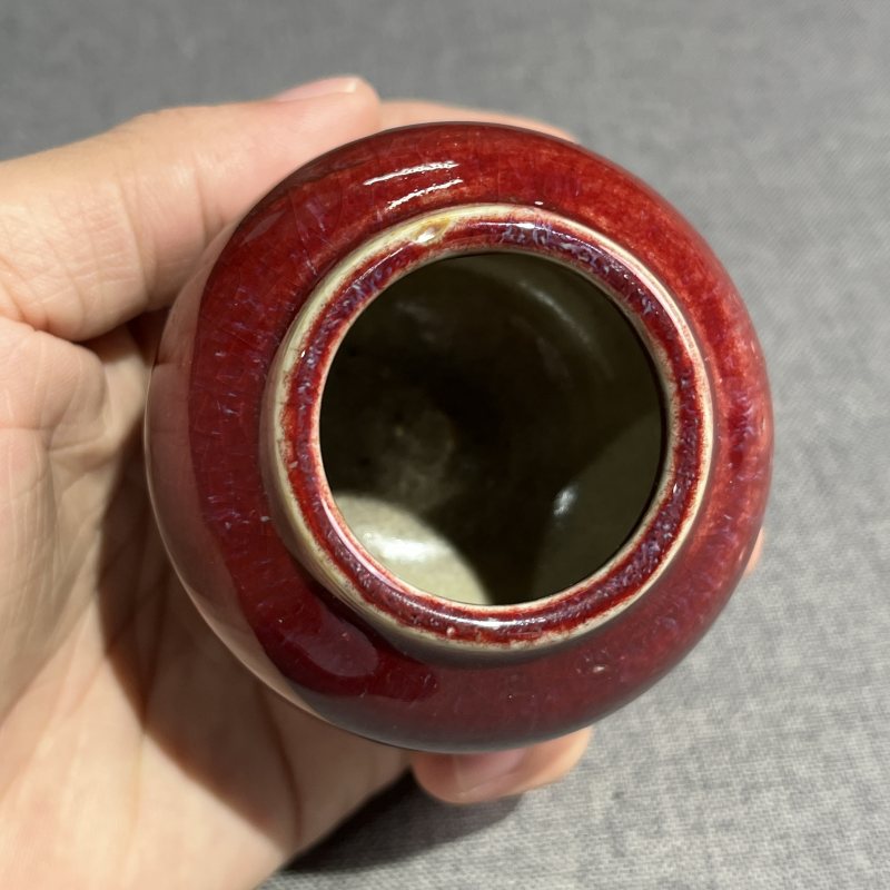 清晚期钧红釉水呈 - 图6