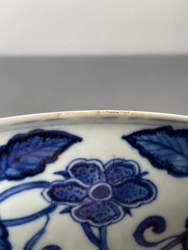 清雍正 仿宣窑青花花果纹盘 - 图30