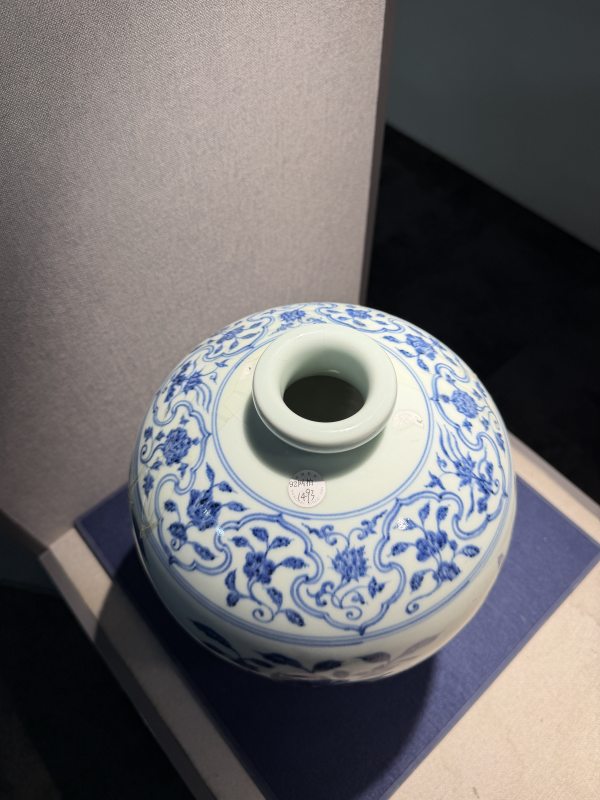 现代 青花折枝瑞果纹大梅瓶 - 图8