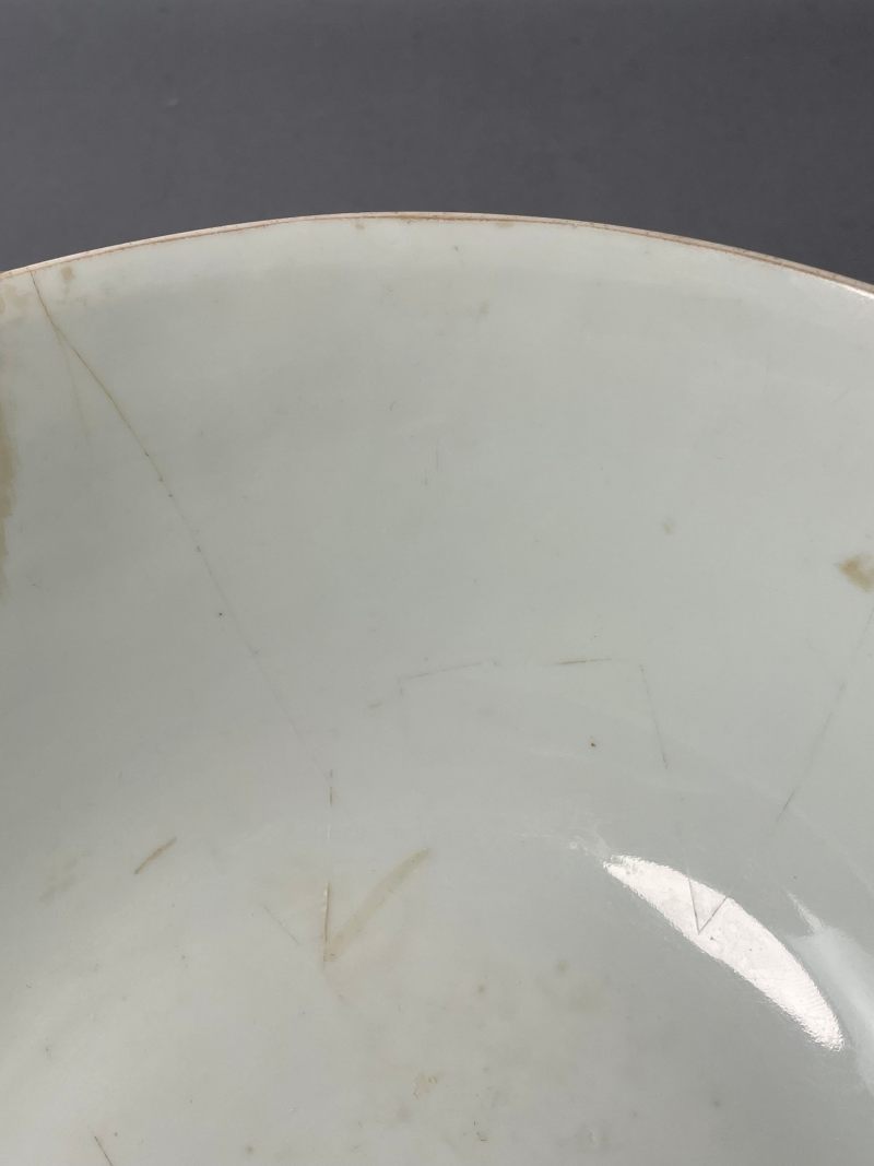 清康熙 青花松鼠葡萄纹碗 - 图19