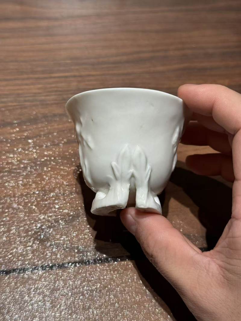 清 德化兰花杯 - 图6