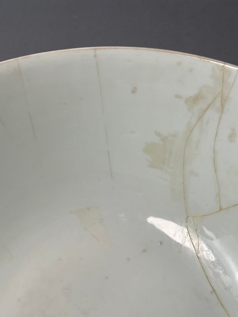 清康熙 青花松鼠葡萄纹碗 - 图21