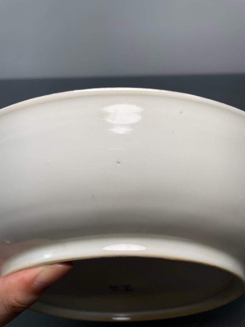 民国  “江西珍品”款粉彩竹纹盘 - 图19