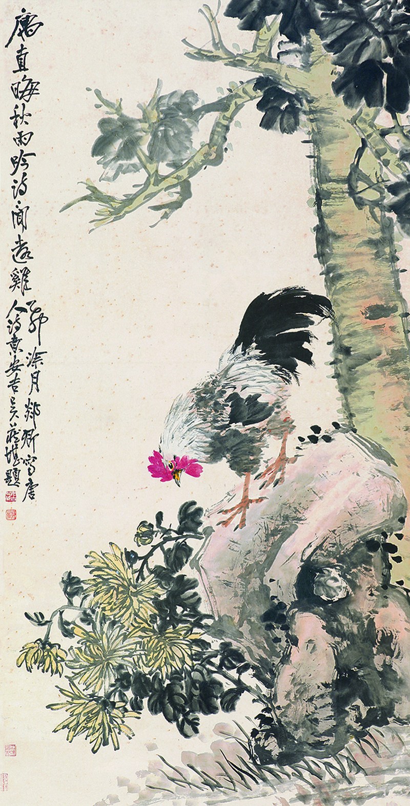 胡郯卿 大吉图 - 图1