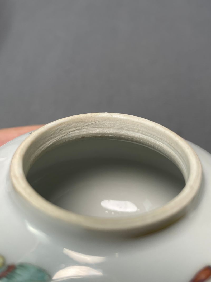 清晚期  粉彩花卉执壶 - 图6