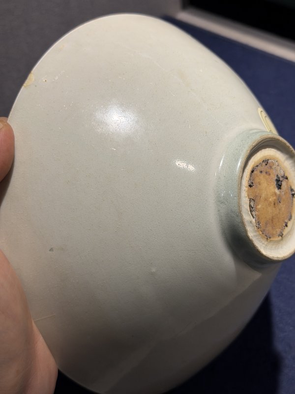 明 青白瓷婴戏碗一对 - 图9
