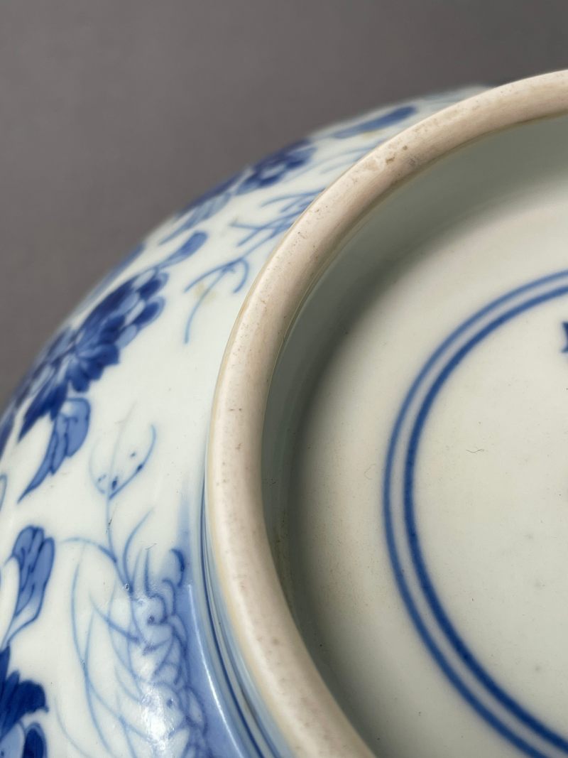 清康熙 青花松鼠葡萄纹碗 - 图31