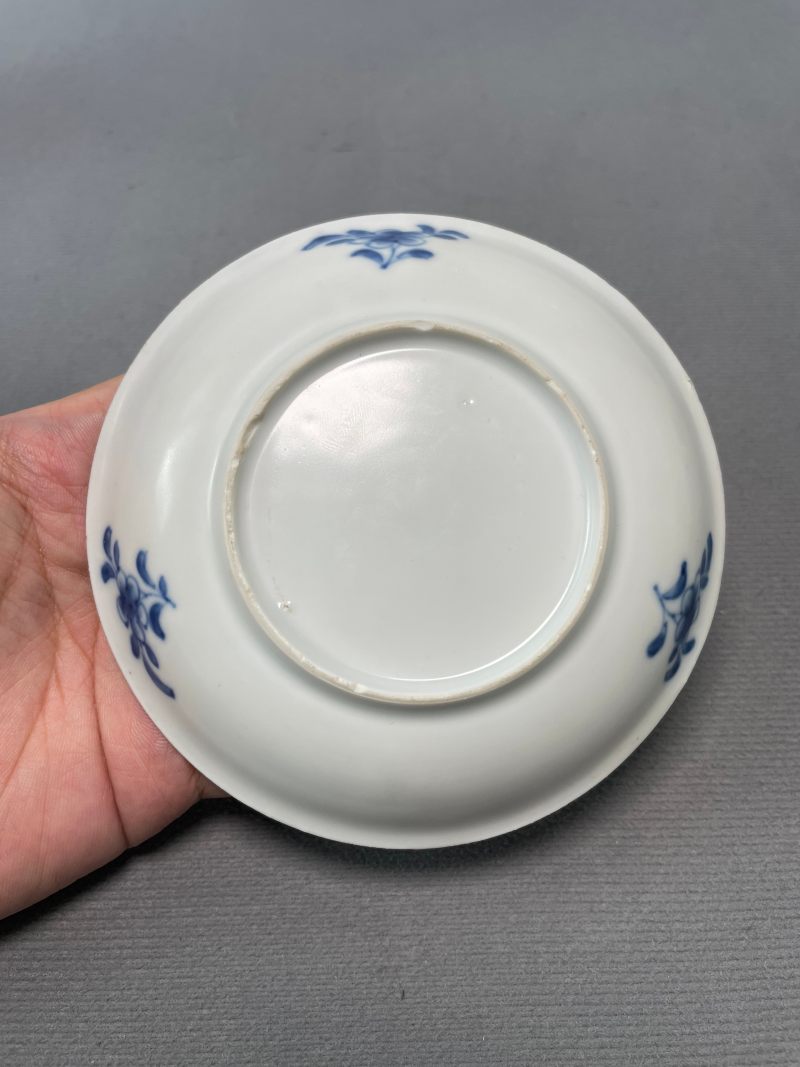 清康熙 青花骏马图杯碟一套 - 图9