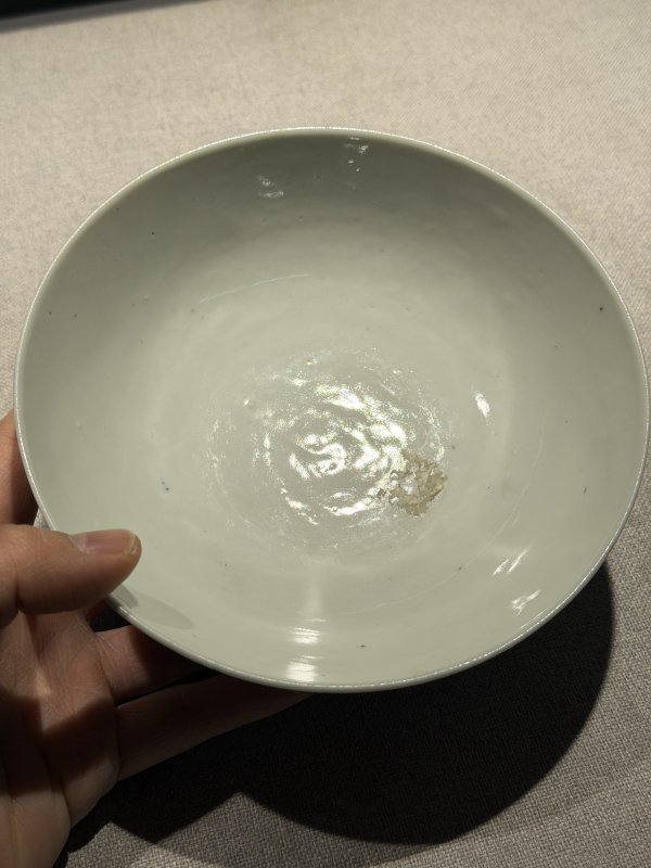 清代 青花人物故事及缠枝花卉纹碗一组六件 - 图6