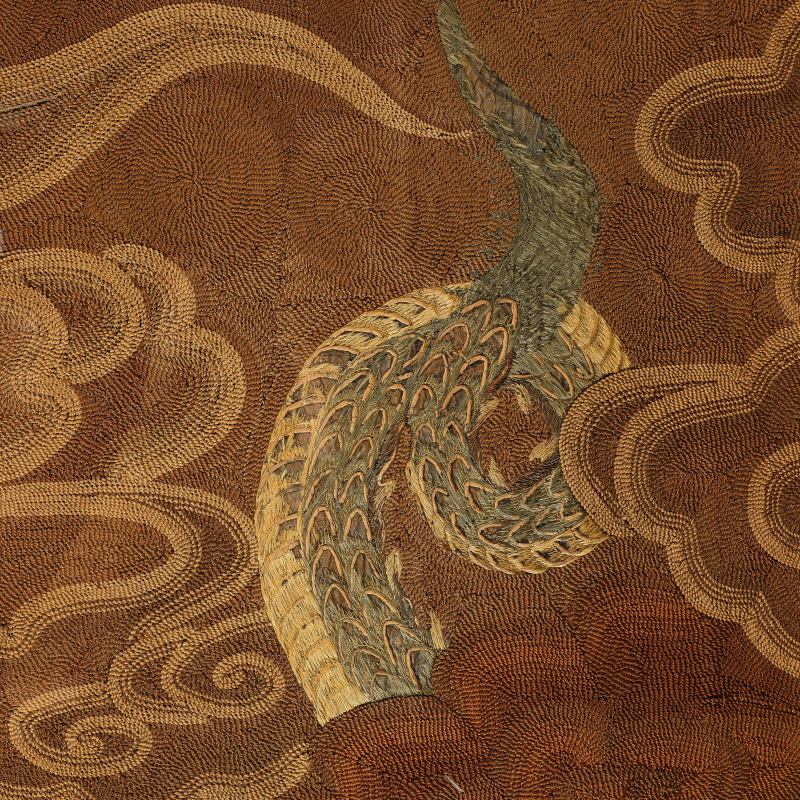 清 云龙纹挂屏一对 - 图5