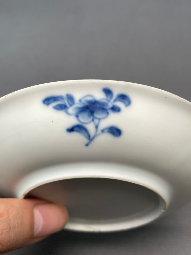 清康熙 青花骏马图杯碟一套 - 图11