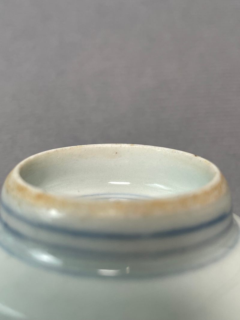 清康熙 青花虫草纹杯 - 图15