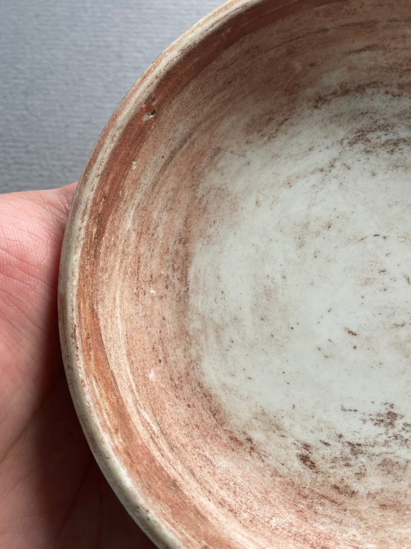 清晚期 反瓷“踏雪寻梅”印泥盒 - 图15