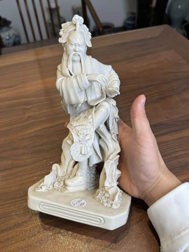 清晚期 德化三英塑像一组 - 图3