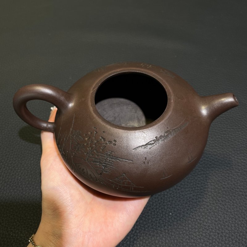 清晚期 吴云根制紫砂壶 - 图6